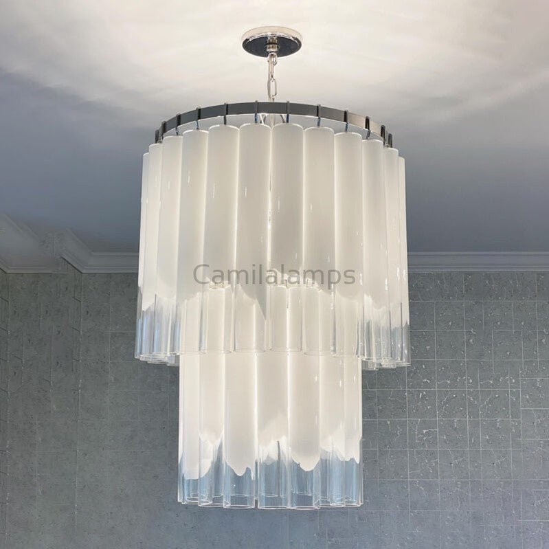 Morna 2 - Tier Round Chandelier 23.8"W - Camilalamps - Ca-1aR2023-1R044sas