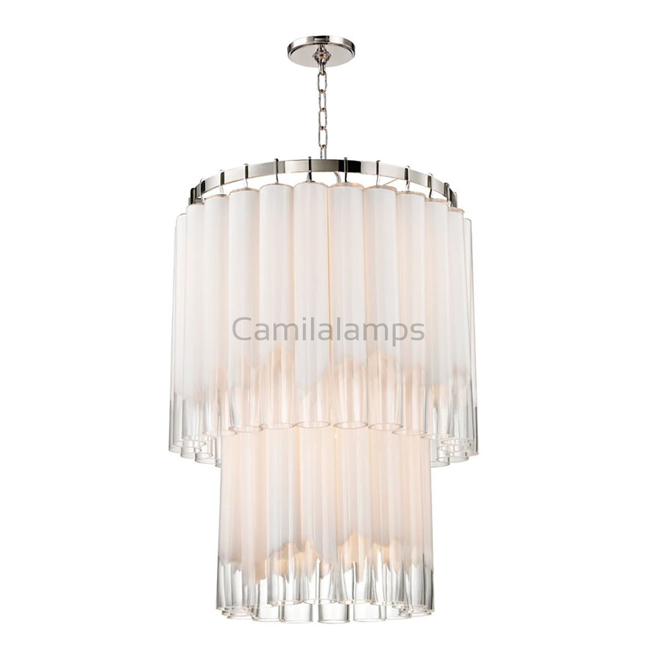 Morna 2 - Tier Round Chandelier 23.8"W - Camilalamps - Ca-1aR2023-1R044sas