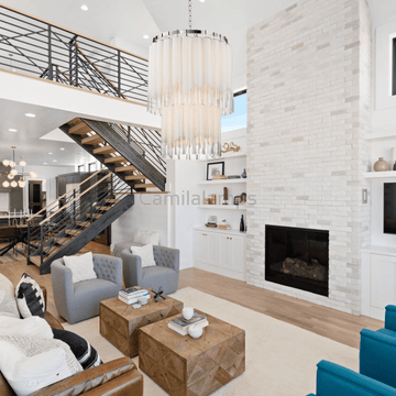 Morna 2 - Tier Round Chandelier 23.8"W - Camilalamps - Ca-1aR2023-1R044sas