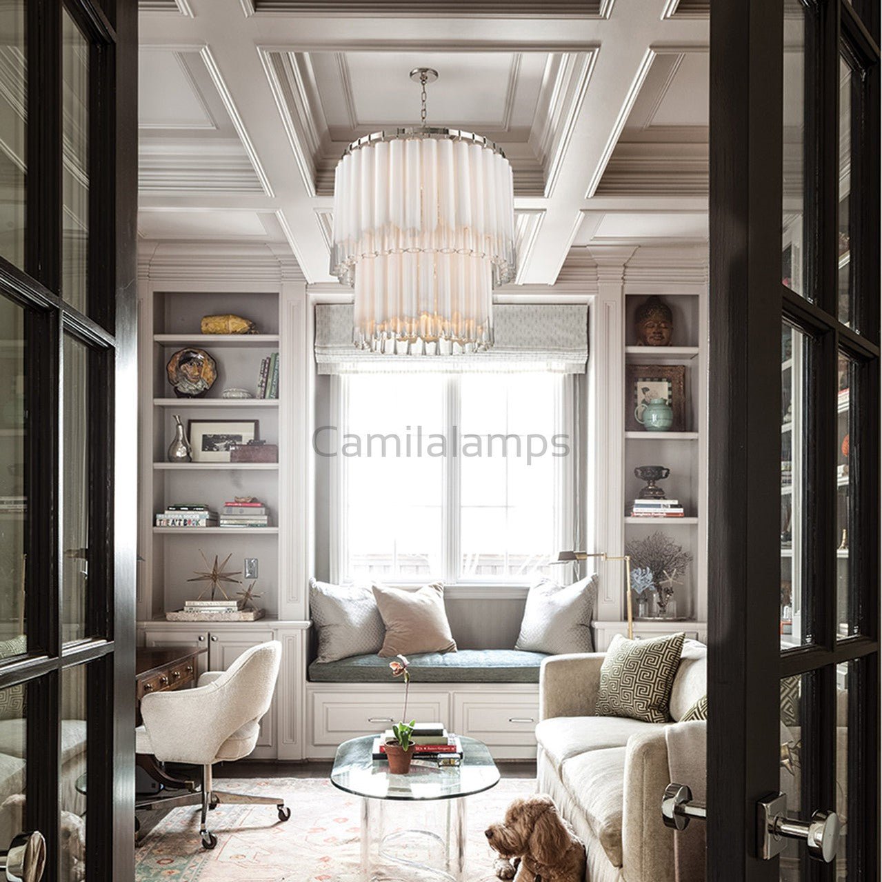 Morna 2 - Tier Round Chandelier 31"W - Camilalamps - Ca-1aR2023-1R06932