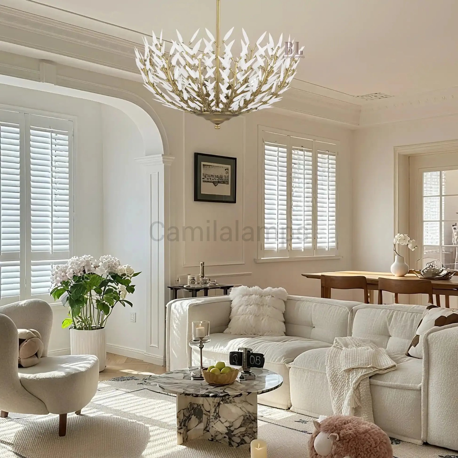 Morrigan Flushmount - Camilalamps - CA-MOR-Flush