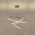 Multi Rings Modern Staircase Chandelier - Camilalamps - ILC0374