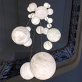 Nami Alabaster Sphere Staircase Chandelier & Multi Pendant Light - Camilalamps - CA - AL2025 - C42610