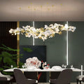 Natha Ceramic Ginkgo Branch Linear Chandelier - Camilalamps - CAM - 5090