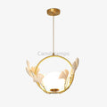 Natha Ceramic Ginkgo Kitchen Island Pendant Light - Camilalamps - CAM - 5051