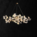 Natha Ceramic Ginkgo Linear Chandelier - Camilalamps - CAM - GK001