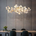 Natha Ceramic Ginkgo Linear Chandelier - Camilalamps - CAM - GK002