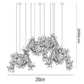 Natha Ceramic Ginkgo Luxury Chandelier - Camilalamps - CAM - 1960