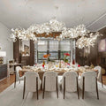 Natha Ceramic Ginkgo Luxury Chandelier - Camilalamps - CAM - 1959