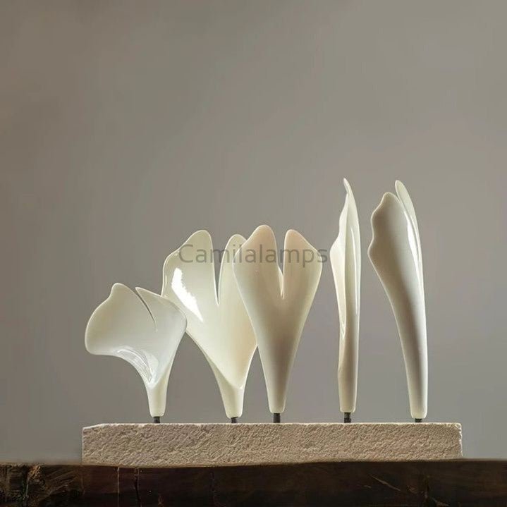 Natha Ceramic Ginkgo Luxury Chandelier - Camilalamps - CAM - 1959