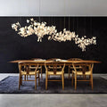 Natha Ceramic Ginkgo Luxury Chandelier - Camilalamps - CAM - 1959