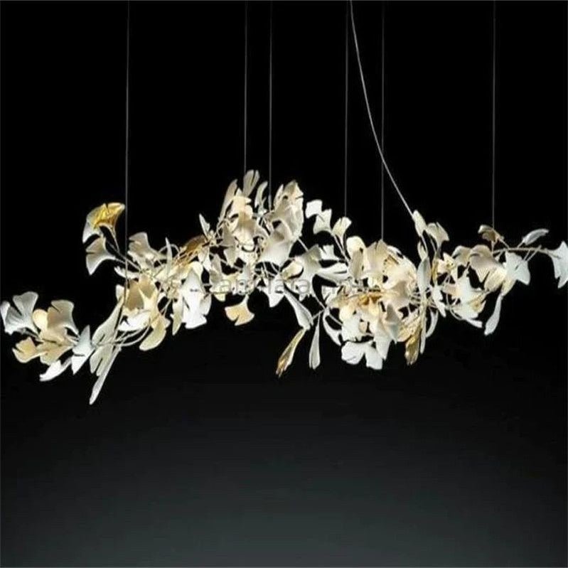 Natha Ceramic Ginkgo Modern Branch Chandelier - Camilalamps - CAM - 2023BC001