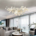Natha Ceramic Ginkgo Modern Chandelier for Living Room - Camilalamps - CAM - 3089