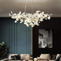 Natha Ceramic Ginkgo Modern Chandelier for Living Room - Camilalamps - CAM - 3086