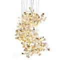 Natha Ceramic Ginkgo Staircase Long Branch Chandelier - Camilalamps - CAM - GK009