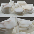 Natural Alabaster Modern Chandelier - Camilalamps - Natur - 1347 - 1