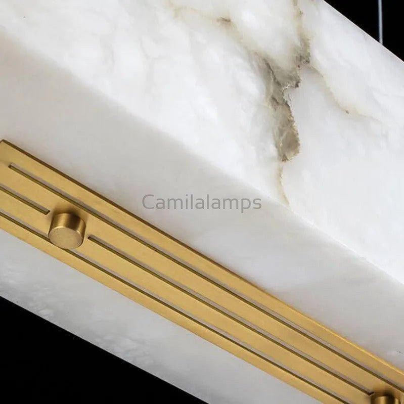Nekhen Alabaster Chandelier Light - Camilalamps - Nekhe - 893 - Warm - 1