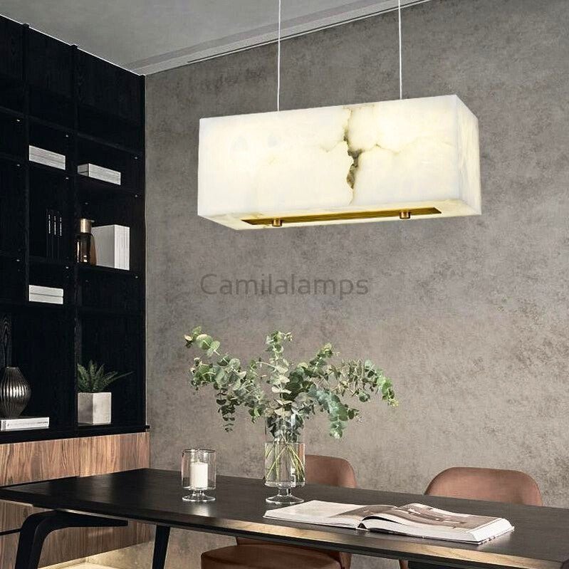 Nekhen Alabaster Chandelier Light - Camilalamps - Nekhe - 893 - Warm - 1