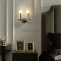 Nigel Modern Bedroom Double Wall Sconce - Camilalamps - ILM0914