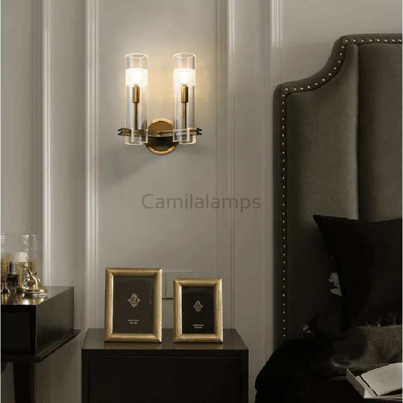 Nigel Modern Bedroom Double Wall Sconce - Camilalamps - ILM0914