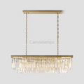Odeon Crystal 2 - Layer Rectangle Chandelier - Camilalamps - CA0102