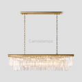 Odeon Crystal 2 - Layer Rectangle Chandelier - Camilalamps - CA0104