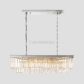 Odeon Crystal 2 - Layer Rectangle Chandelier - Camilalamps - CA012