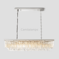 Odeon Crystal 2 - Layer Rectangle Chandelier - Camilalamps - Ca0136
