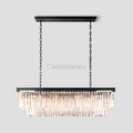 Odeon Crystal 2 - Layer Rectangle Chandelier - Camilalamps - CA0103