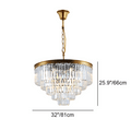 Odeon Crystal Multi - Layer Round Chandelier - Camilalamps - Ca0106