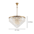 Odeon Crystal Multi - Layer Round Chandelier - Camilalamps - Ca0106