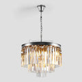 Odeon Crystal Multi - Layer Round Chandelier - Camilalamps - CA01011