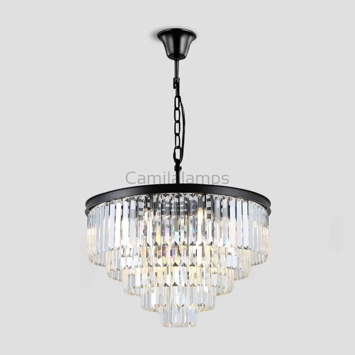 Odeon Crystal Multi - Layer Round Chandelier - Camilalamps - Ca0109