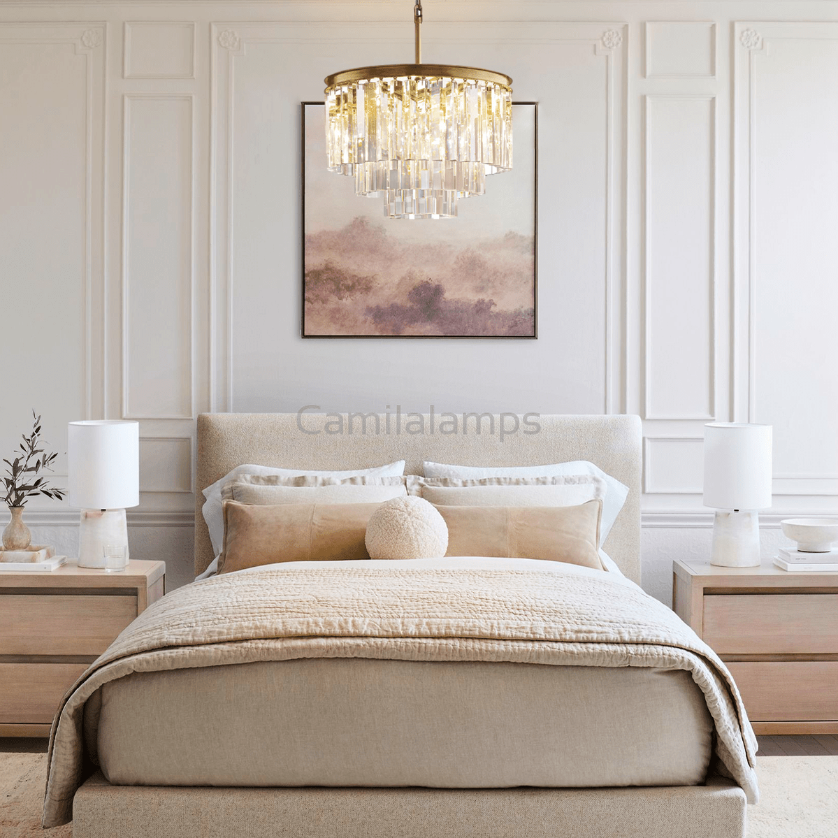 Odeon Crystal Multi - Layer Round Chandelier - Camilalamps - CA0106