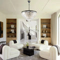 Odeon Crystal Multi - Layer Round Chandelier - Camilalamps - CA0106