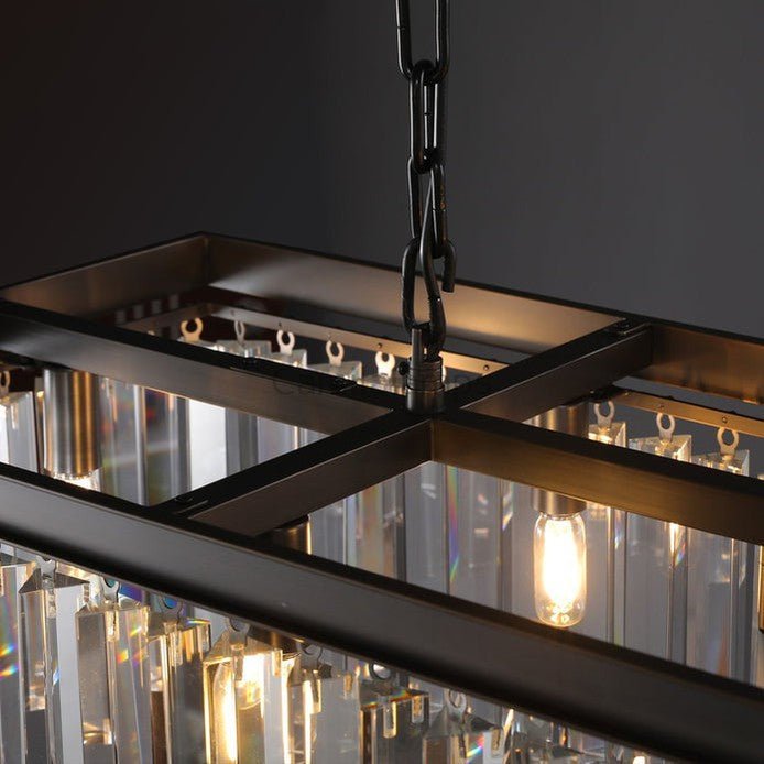 Odeon Crystal Rectangular Chandelier 59“ - Camilalamps - Ca-1CH30959-12