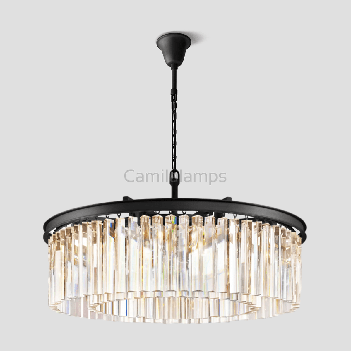 Odeon Crystal Round Chandelier 32" - Camilalamps - CA - CH30932 - 2