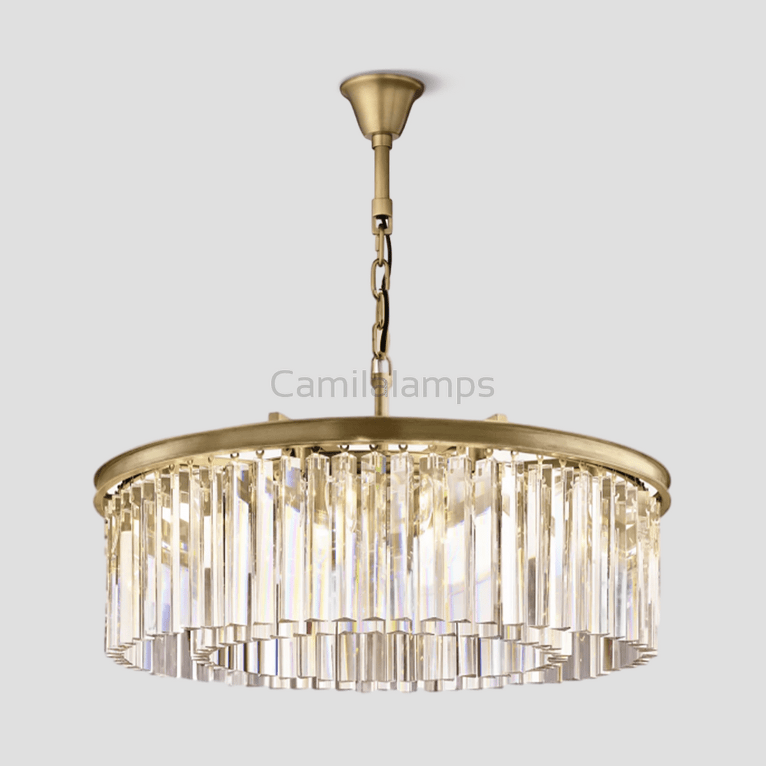 Odeon Crystal Round Chandelier 32" - Camilalamps - Ca-1CH30932-11