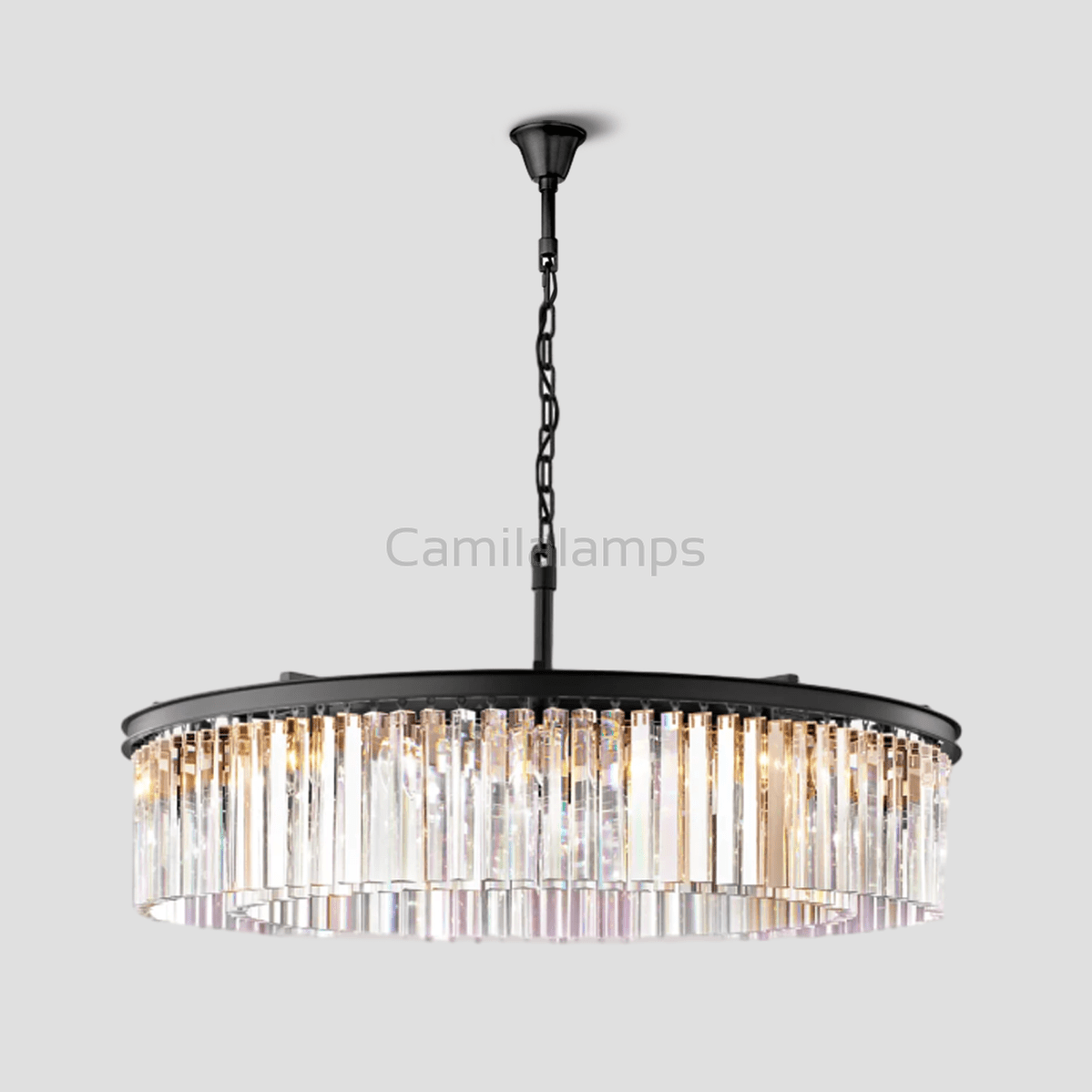 Odeon Crystal Round Chandelier 43" - Camilalamps - CA - CH2095
