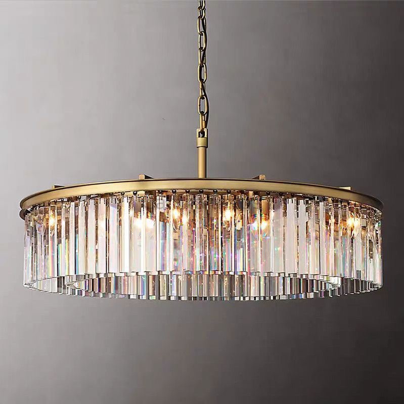 Odeon Crystal Round Chandelier 43" - Camilalamps - CA - CH2095