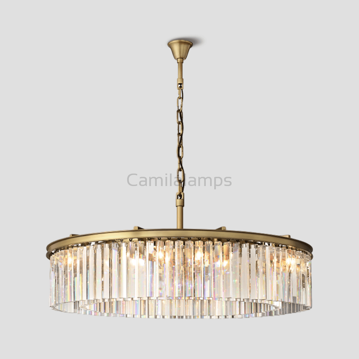 Odeon Crystal Round Chandelier 43" - Camilalamps - CA - CH2094