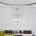 Luxury Crystal Branch Chandelier For Staircase - Ineffable Lighting