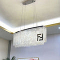 Olive Oval Crystal Chandelier - Camilalamps - CA - M - 214