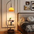 Orange Glass Lampshade floor lamp - Camilalamps - CA-OGL01