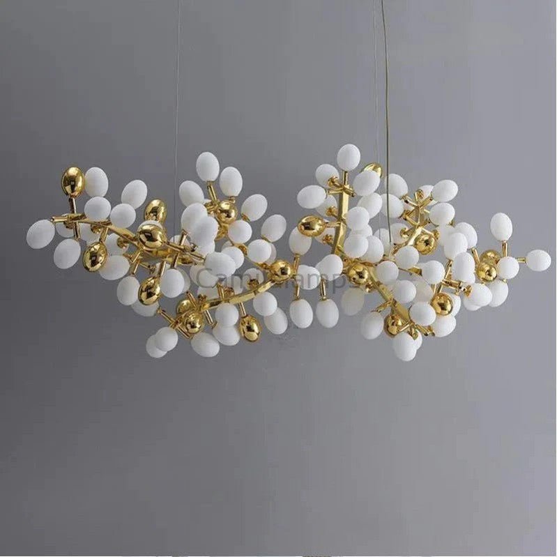 Oreste Horizontal Modern Grape Chandelier - Camilalamps - VIA - 1619