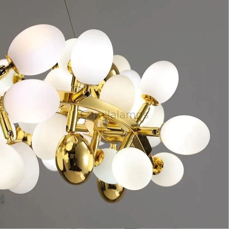 Oreste Horizontal Modern Grape Chandelier - Camilalamps - VIA - 1619
