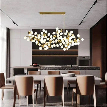 Oreste Horizontal Modern Grape Chandelier - Camilalamps - VIa-11619