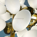 Oreste Linear Modern Grape Chandelier - Camilalamps - VIA - 1616