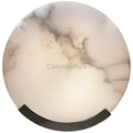 Orine Modern Alabaster Round Wall Sconce - Camilalamps - CAM - OR - 02