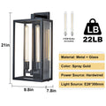 Outdoor Wall Sconce, 21